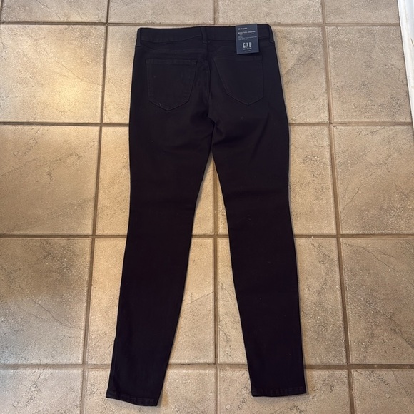 NWT GAP Denim Women’s 28 Regular Sculpted Legging Stretch Mid Rise Black Jean - Picture 3 of 8